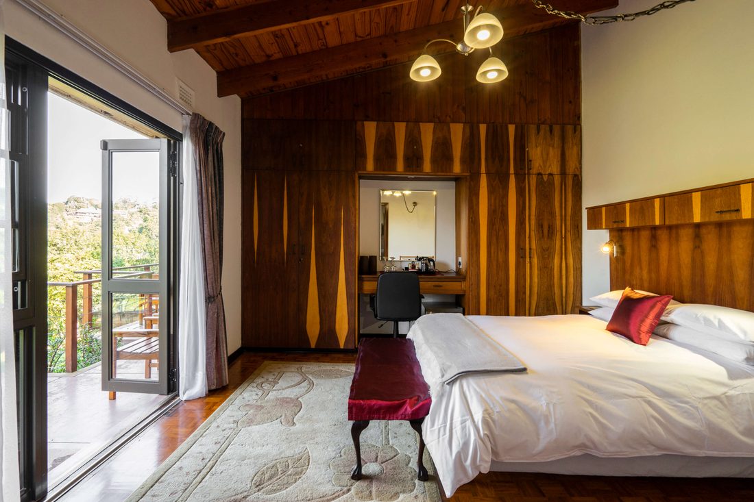Red Room double bed at The Anchorage Krantzkloof