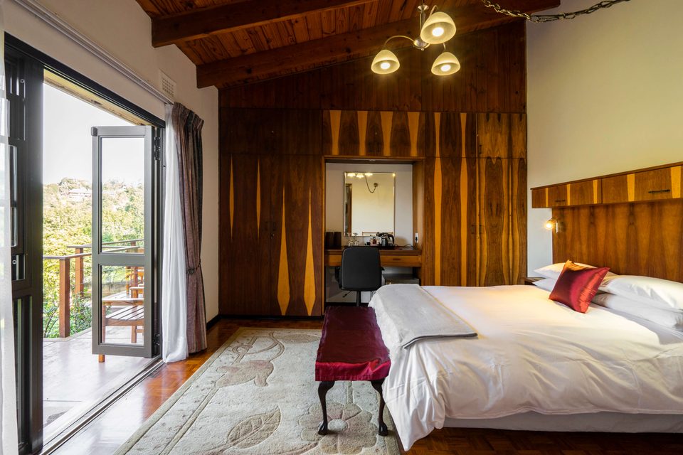 Red Room double bed at The Anchorage Krantzkloof
